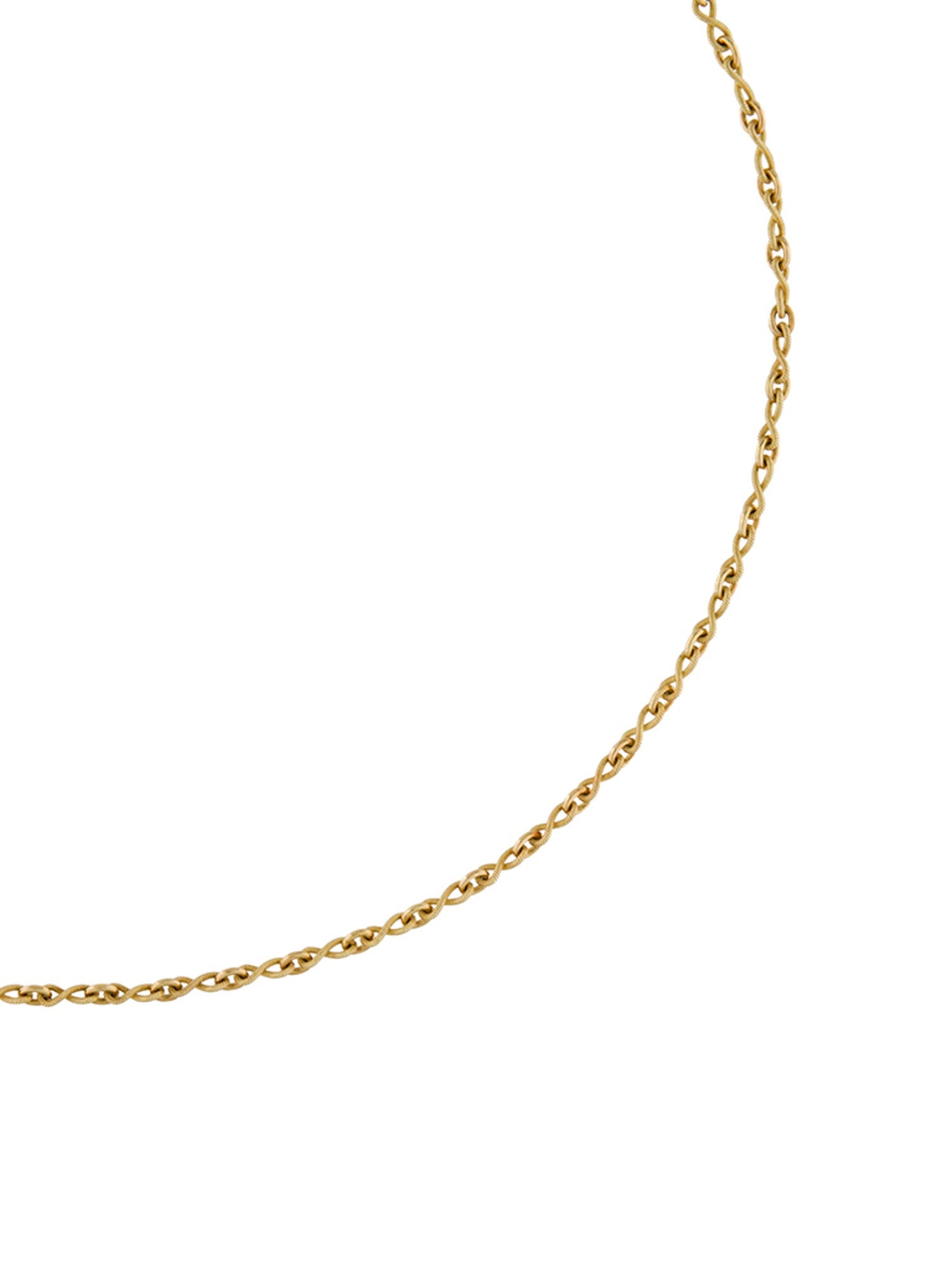 Tiffany & Co. 18K Infinity Link Necklace