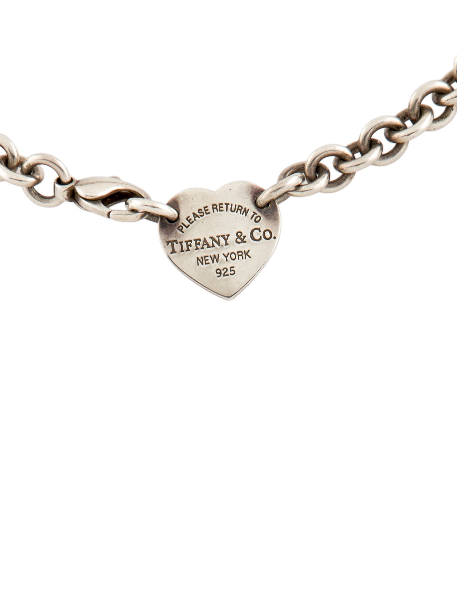 Tiffany & Co. Heart Tag Chain Link Choker