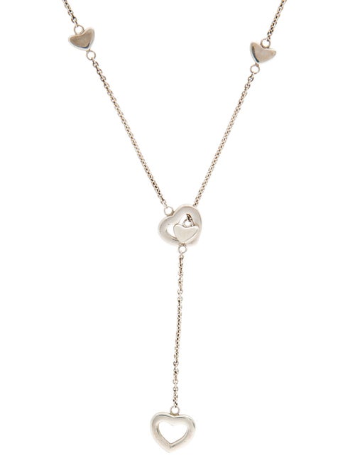 Tiffany & Co. Heart Lavalier Station Necklace