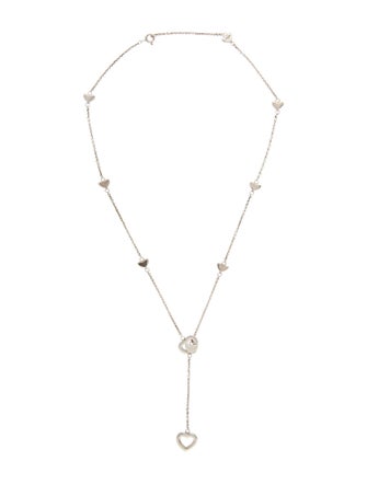 Tiffany & Co. Heart Lavalier Station Necklace