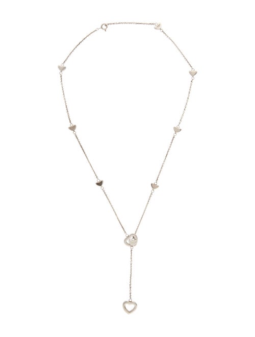 Tiffany & Co. Heart Lavalier Station Necklace