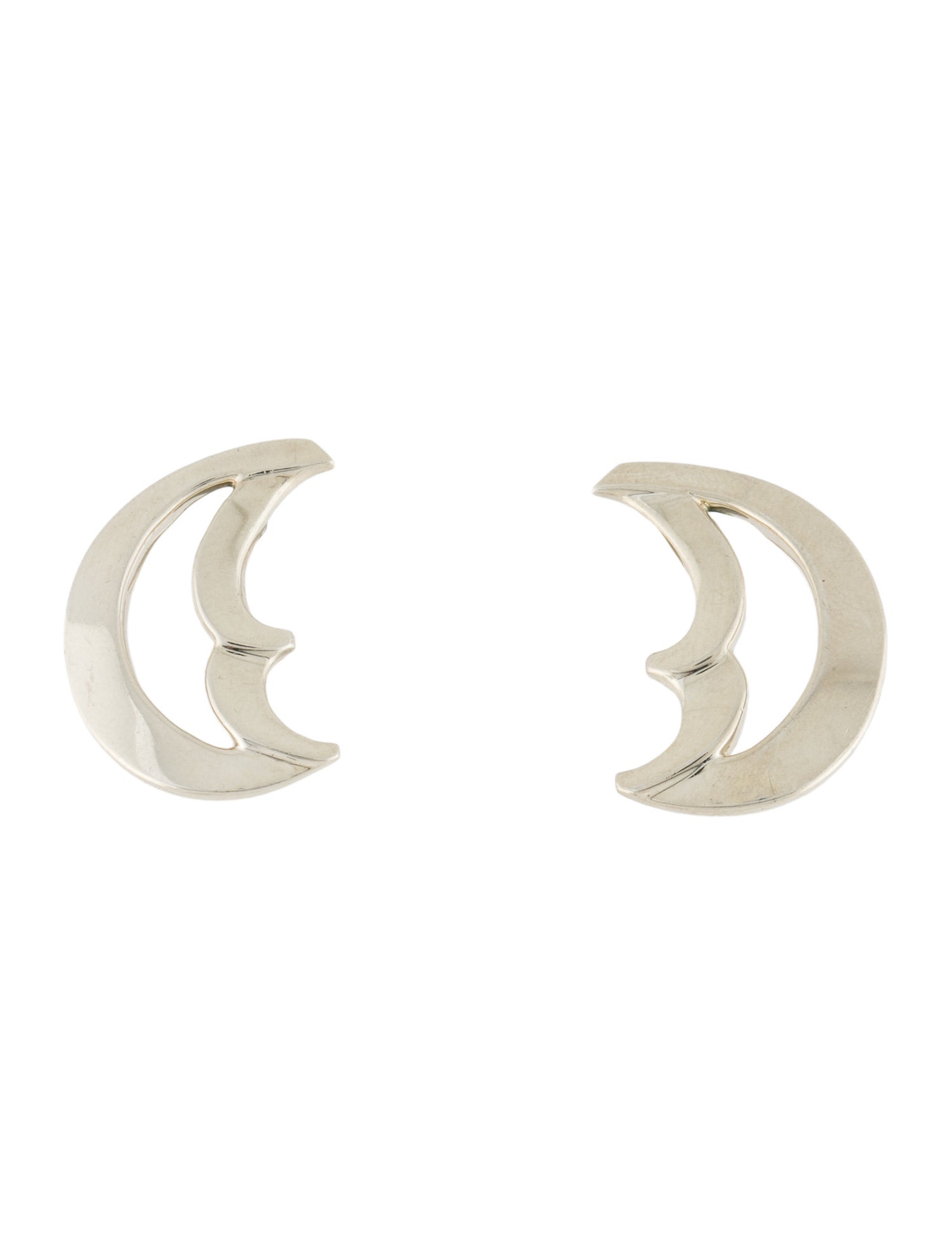 Tiffany & Co. Crescent Moon Clip-On Earrings