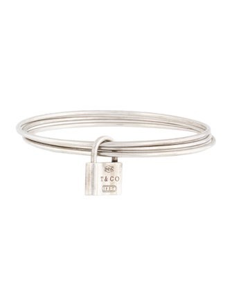 Tiffany & Co. Lock Triple Bangle Bracelet