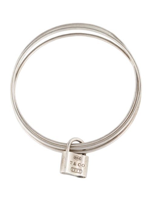 Tiffany & Co. Lock Triple Bangle Bracelet
