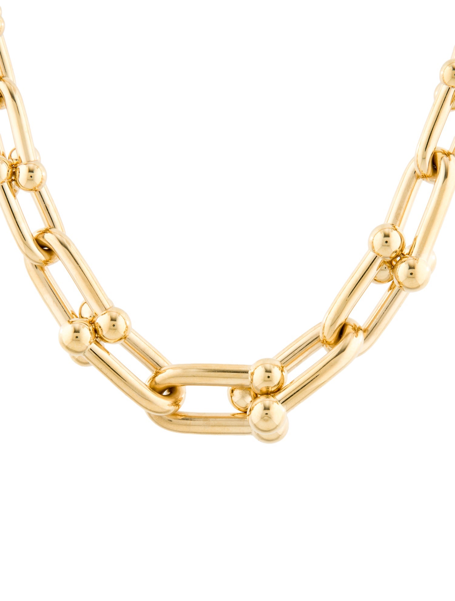 Tiffany & Co. 18K Graduated Link Necklace