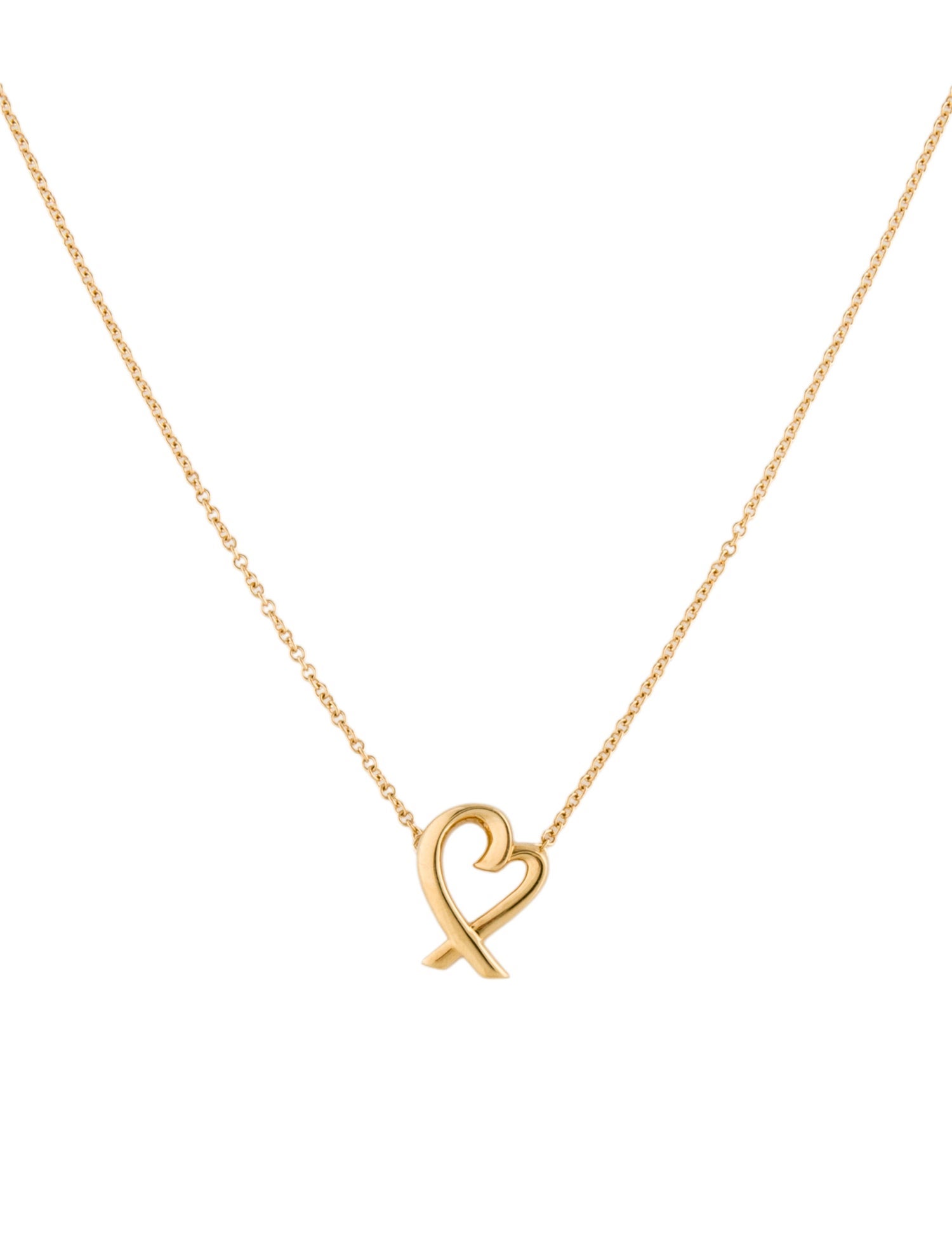 Tiffany & Co. 18K Loving Heart Pendant