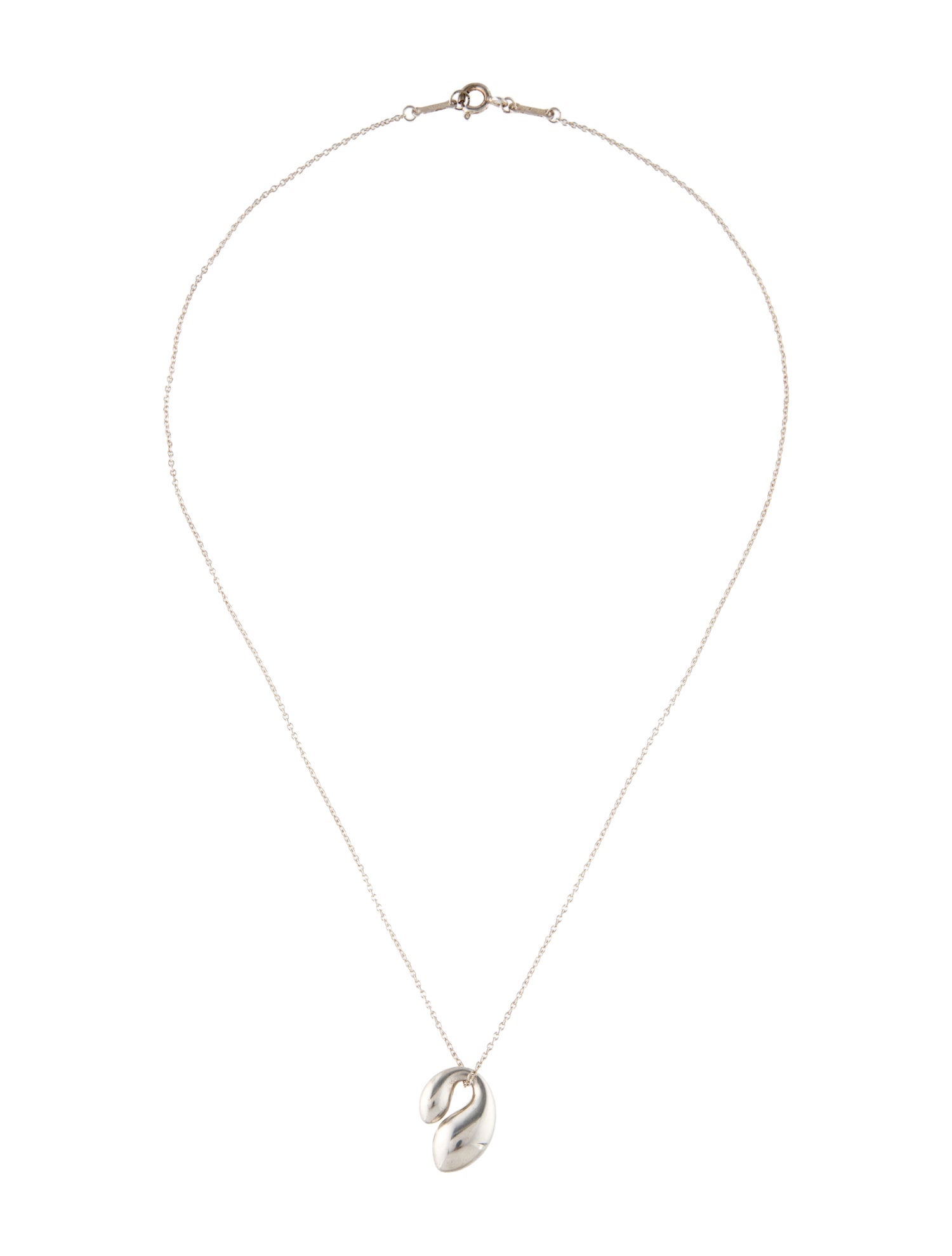 Tiffany & Co. Double Teardrop Pendant Necklace