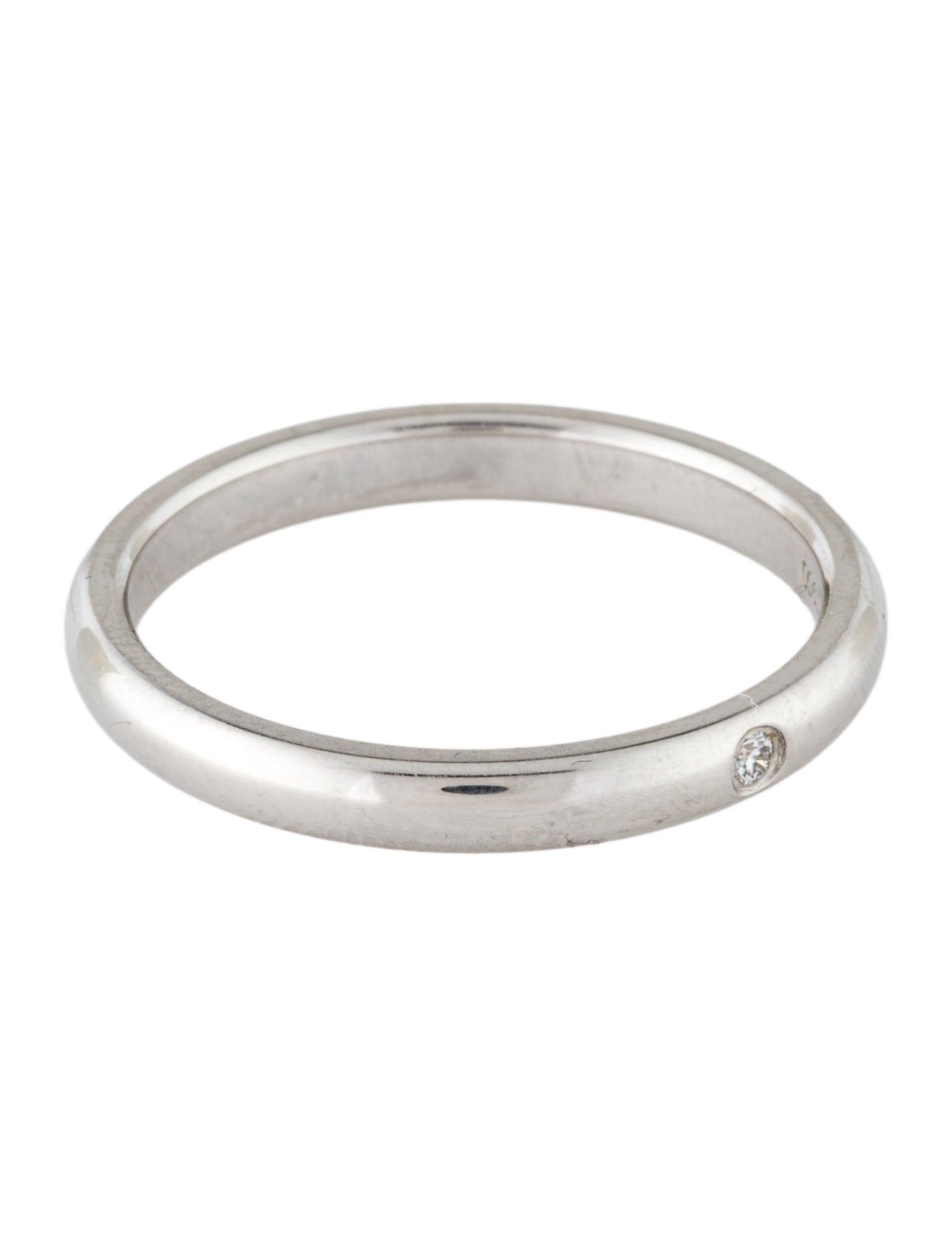 Tiffany & Co. Platinum Diamond Band Ring