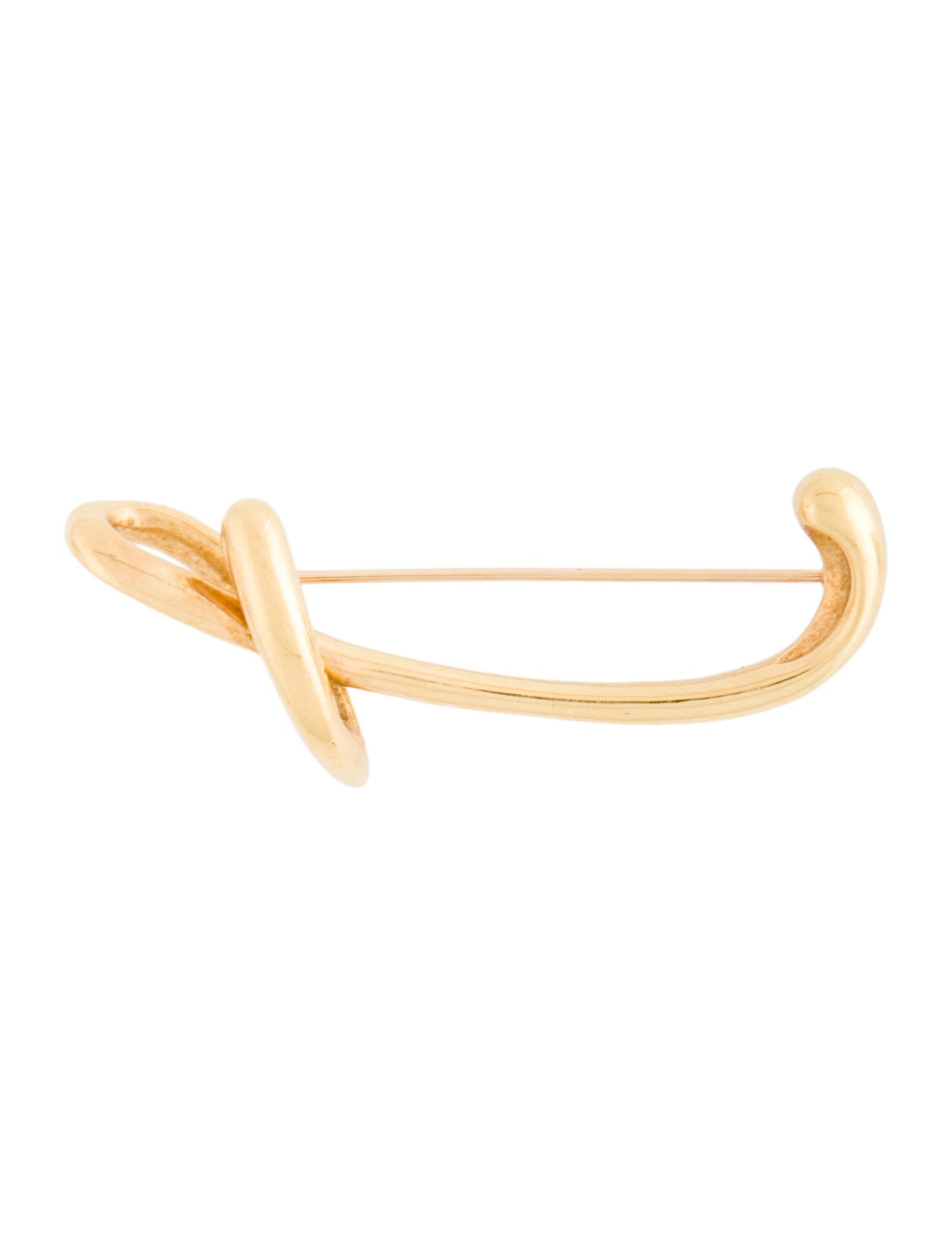 Tiffany & Co. Vintage 18K Alphabet Letter 'T' Brooch Pin