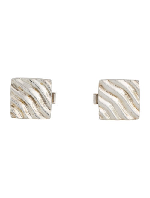Tiffany & Co. Square Wave Cufflinks