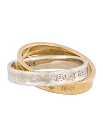 Tiffany & Co. Two-Tone Interlocking Circles Ring