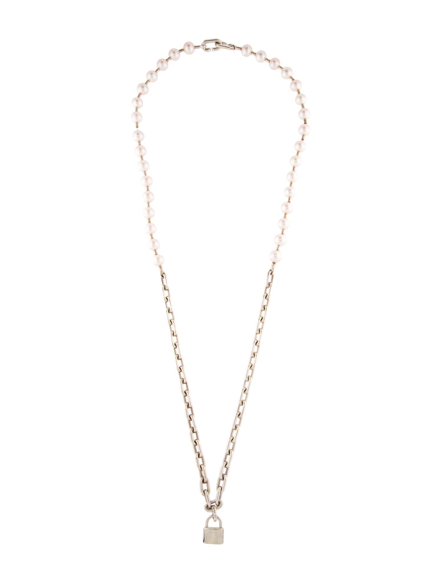 Tiffany & Co. Pearl Lock Necklace