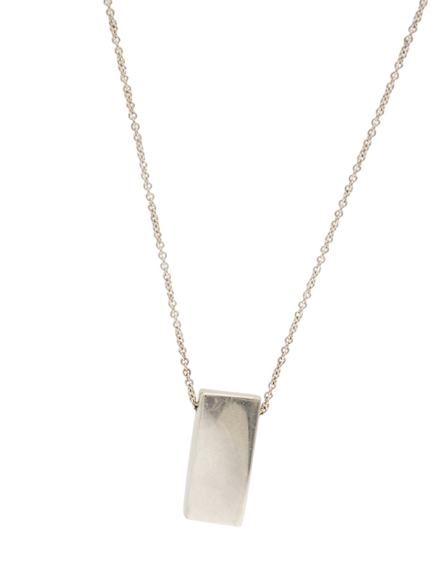 Tiffany & Co. Rectangular Pendant Necklace