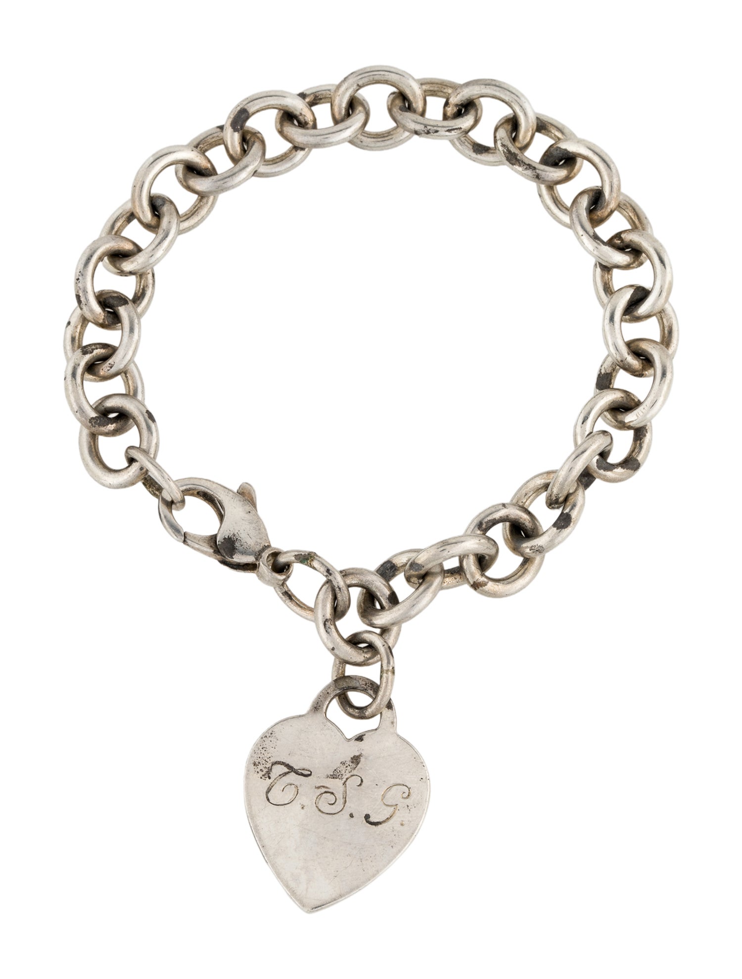 Tiffany & Co. Heart Tag Charm Bracelet