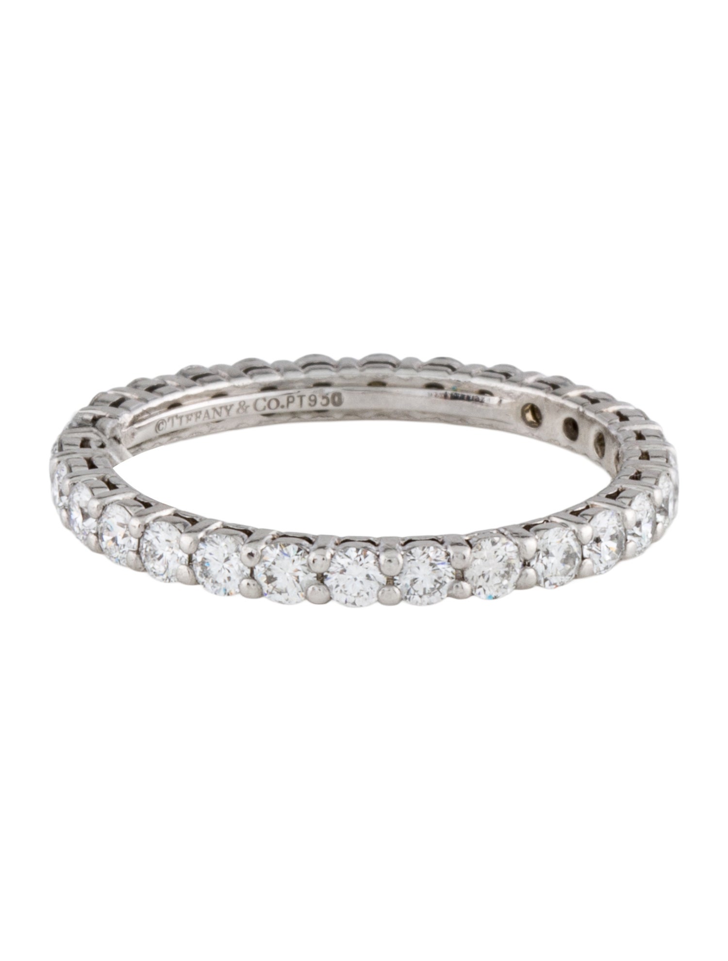 Tiffany & Co. Platinum Diamond Eternity Band