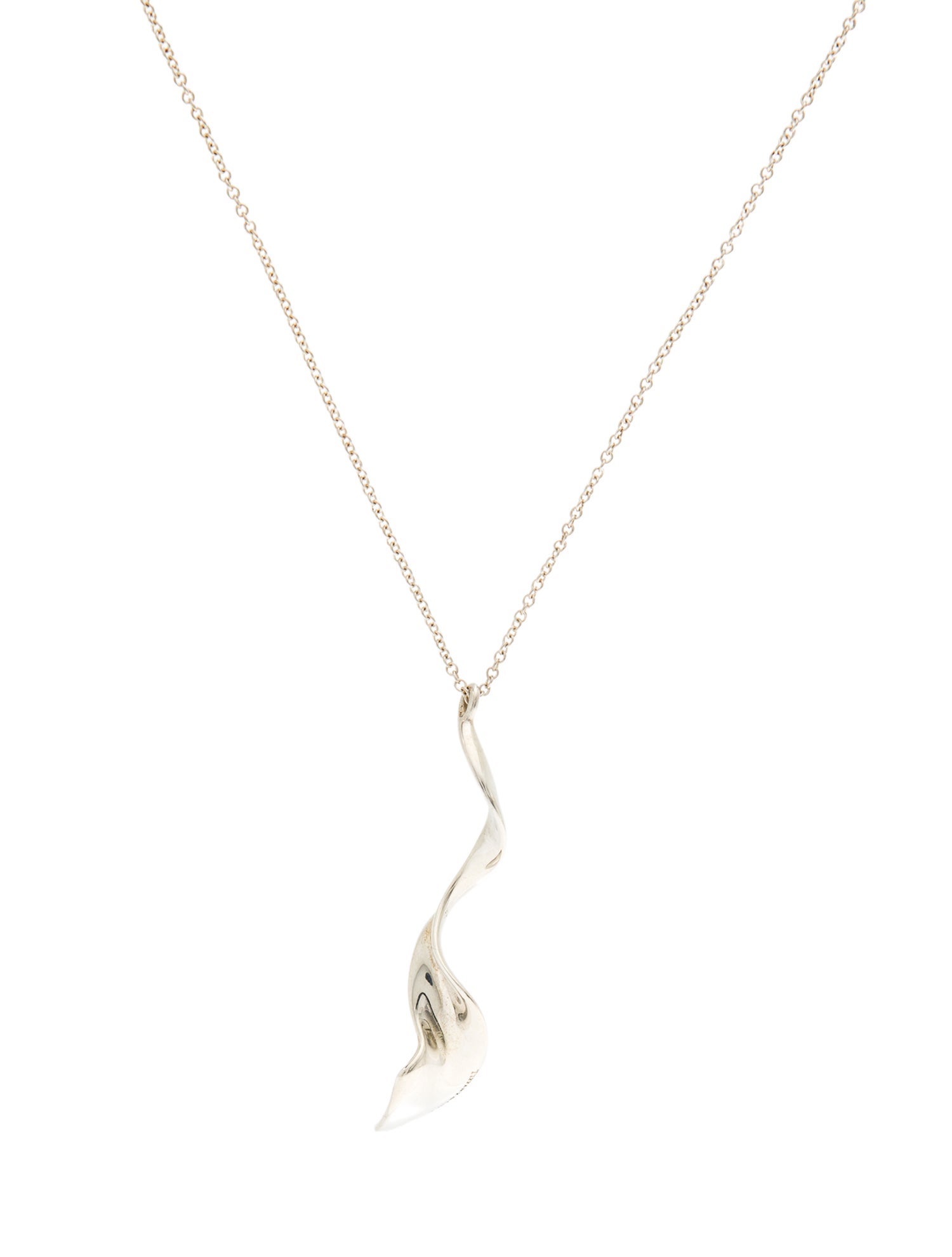 Tiffany & Co. Orchid Twist Pendant Necklace