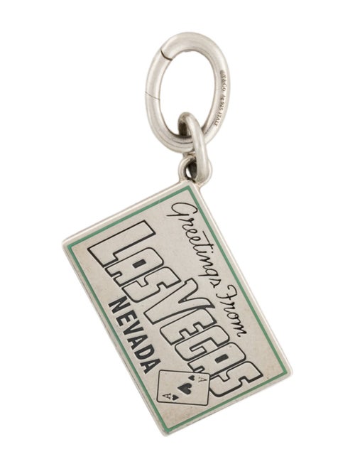 Tiffany & Co. Enamel 'Greetings From Las Vegas' Postcard Charm