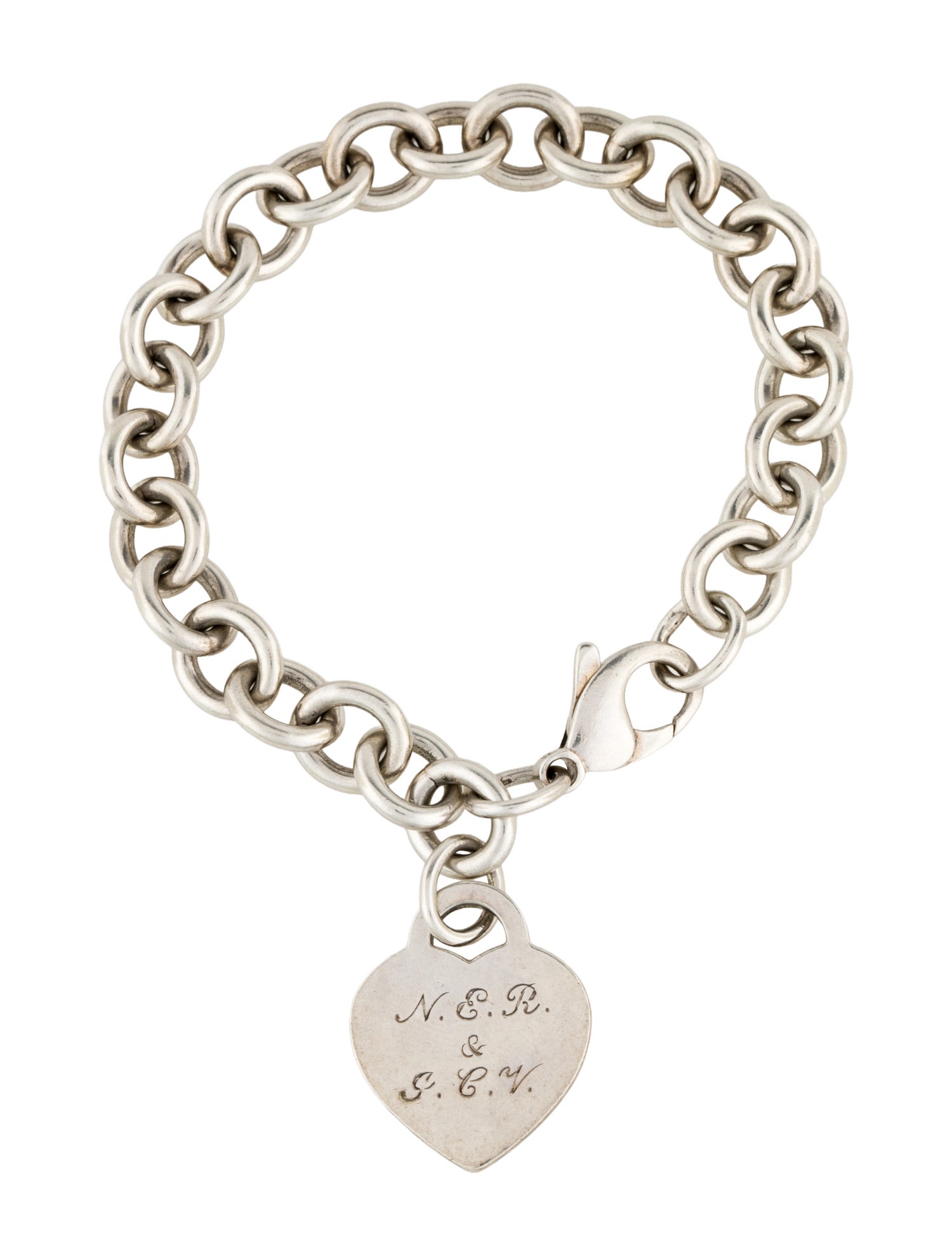 Tiffany & Co. Heart Tag Charm Bracelet