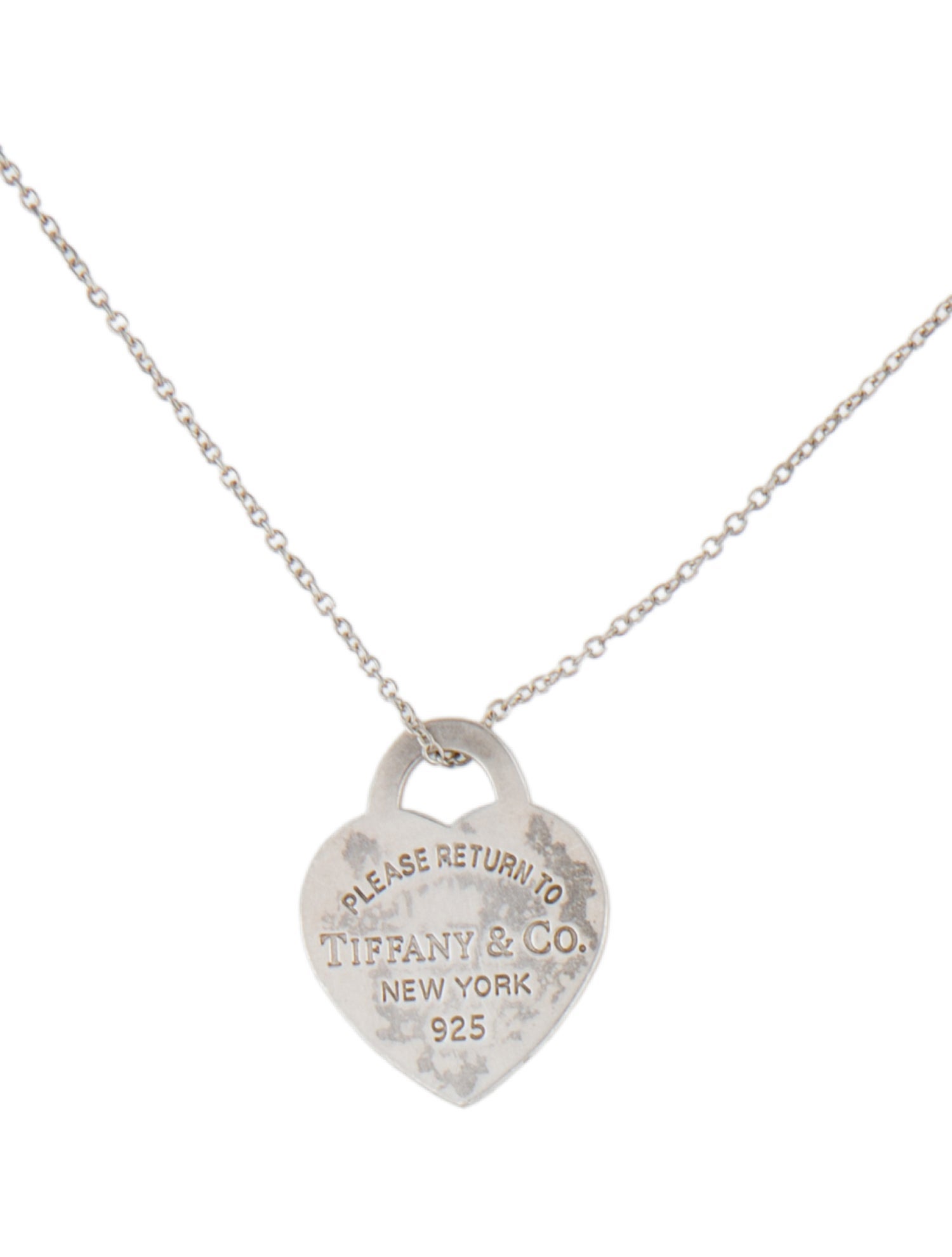Tiffany & Co. Heart Tag Pendant Necklace