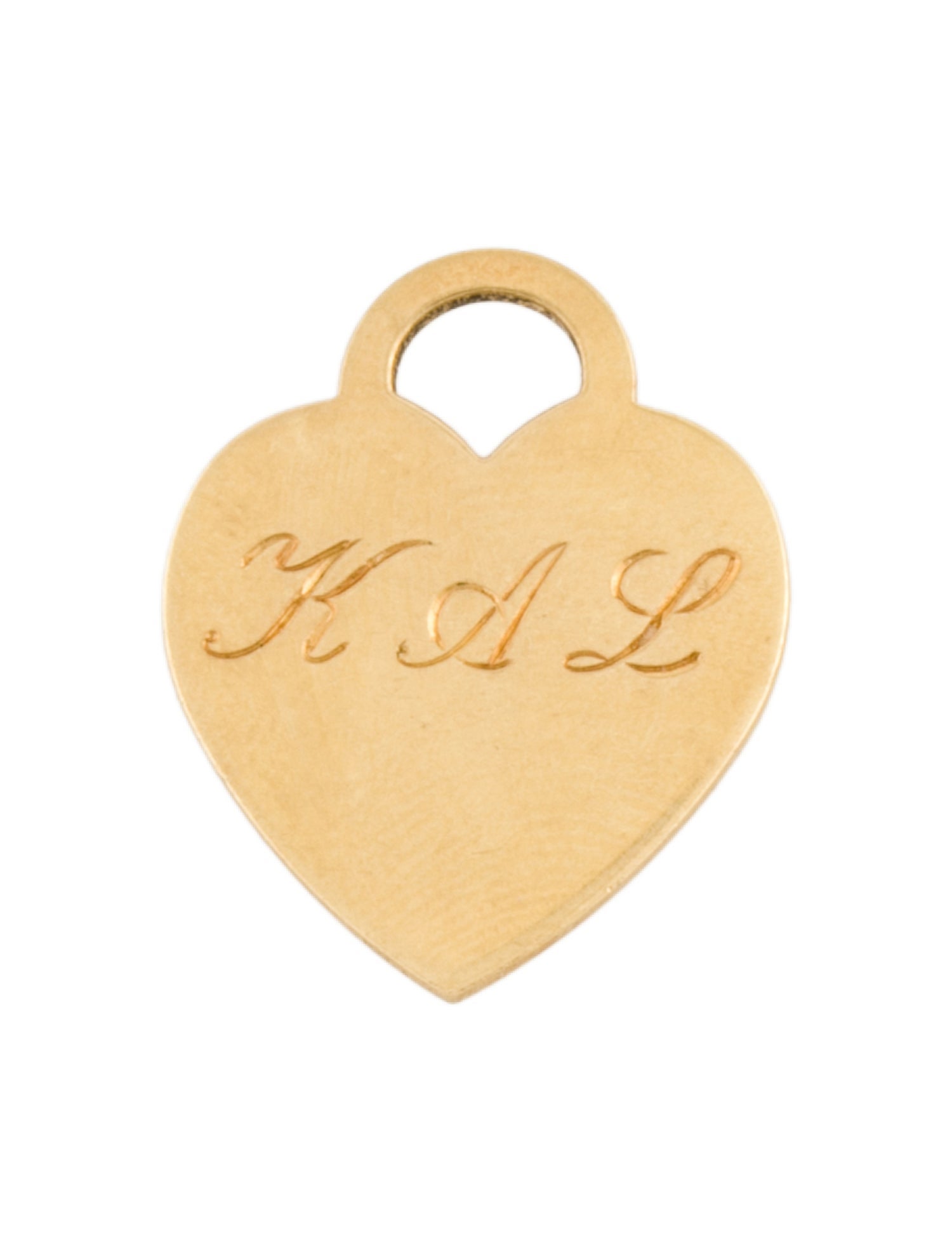 Tiffany & Co. 18K Heart Tag Pendant