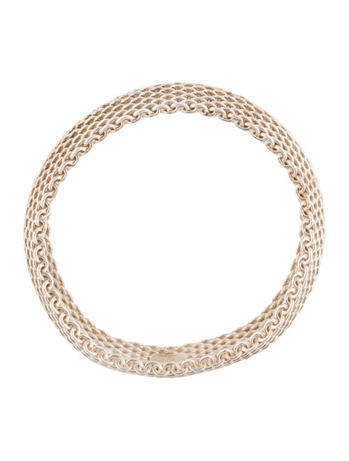 Tiffany & Co. Somerset Mesh Bangle Bracelet