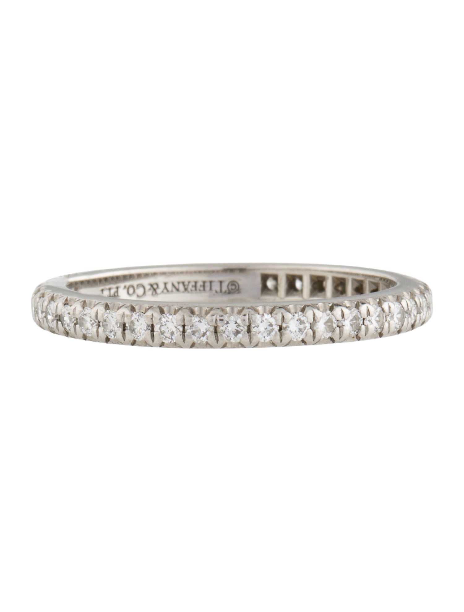 Tiffany & Co. Platinum Diamond Eternity Band