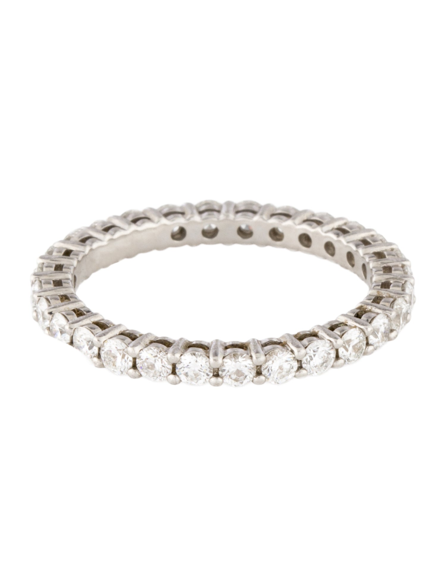 Tiffany & Co. Platinum Diamond Forever Eternity Band