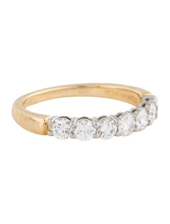 Tiffany & Co. 18K Diamond Half Circle Band