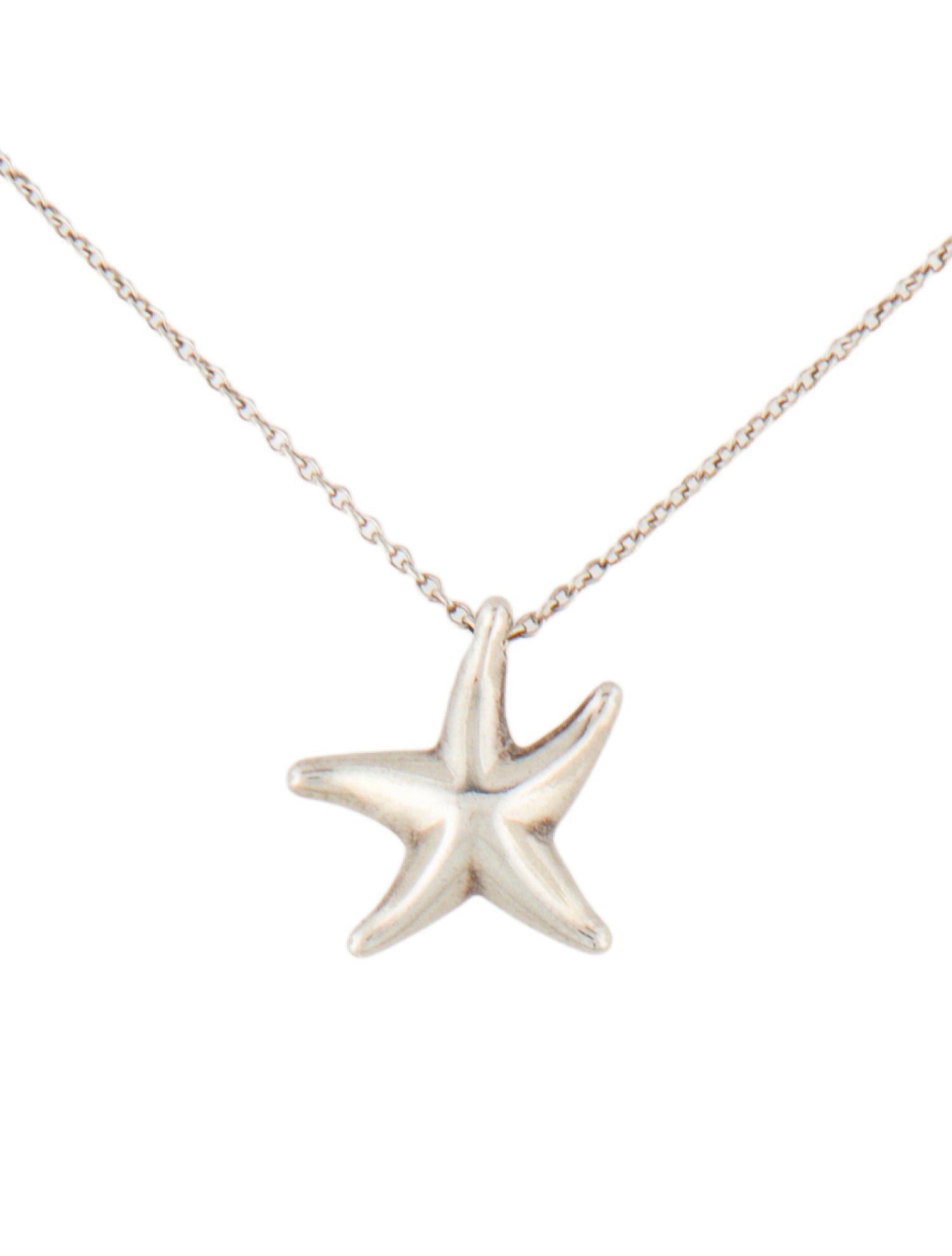 Tiffany & Co. Starfish Pendant Necklace