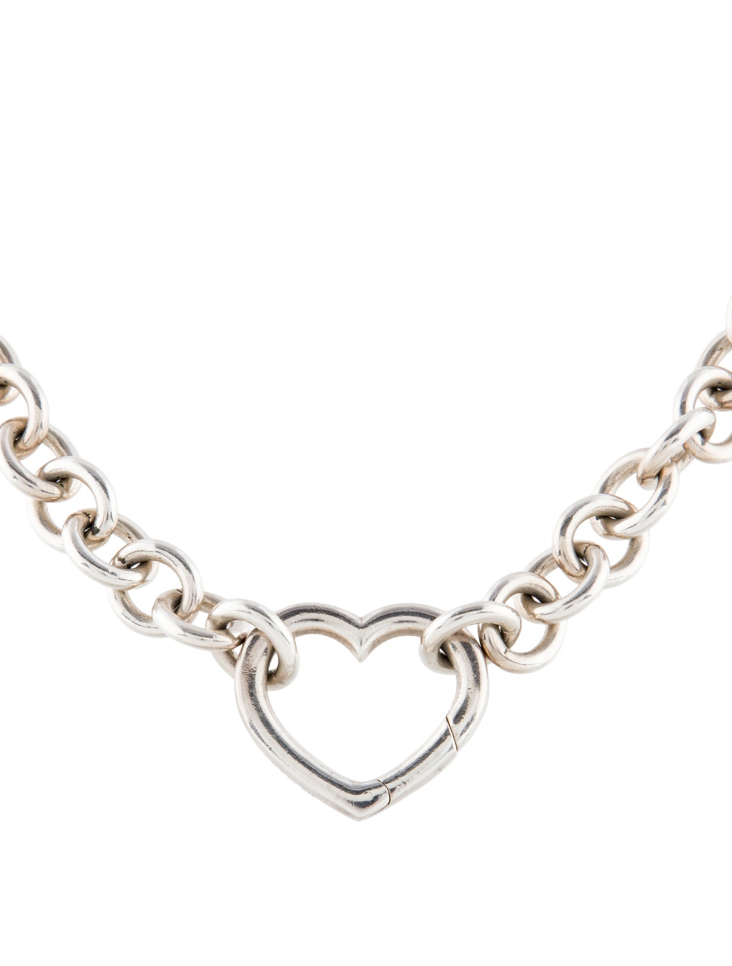 Tiffany & Co. Heart Clasp Choker Necklace