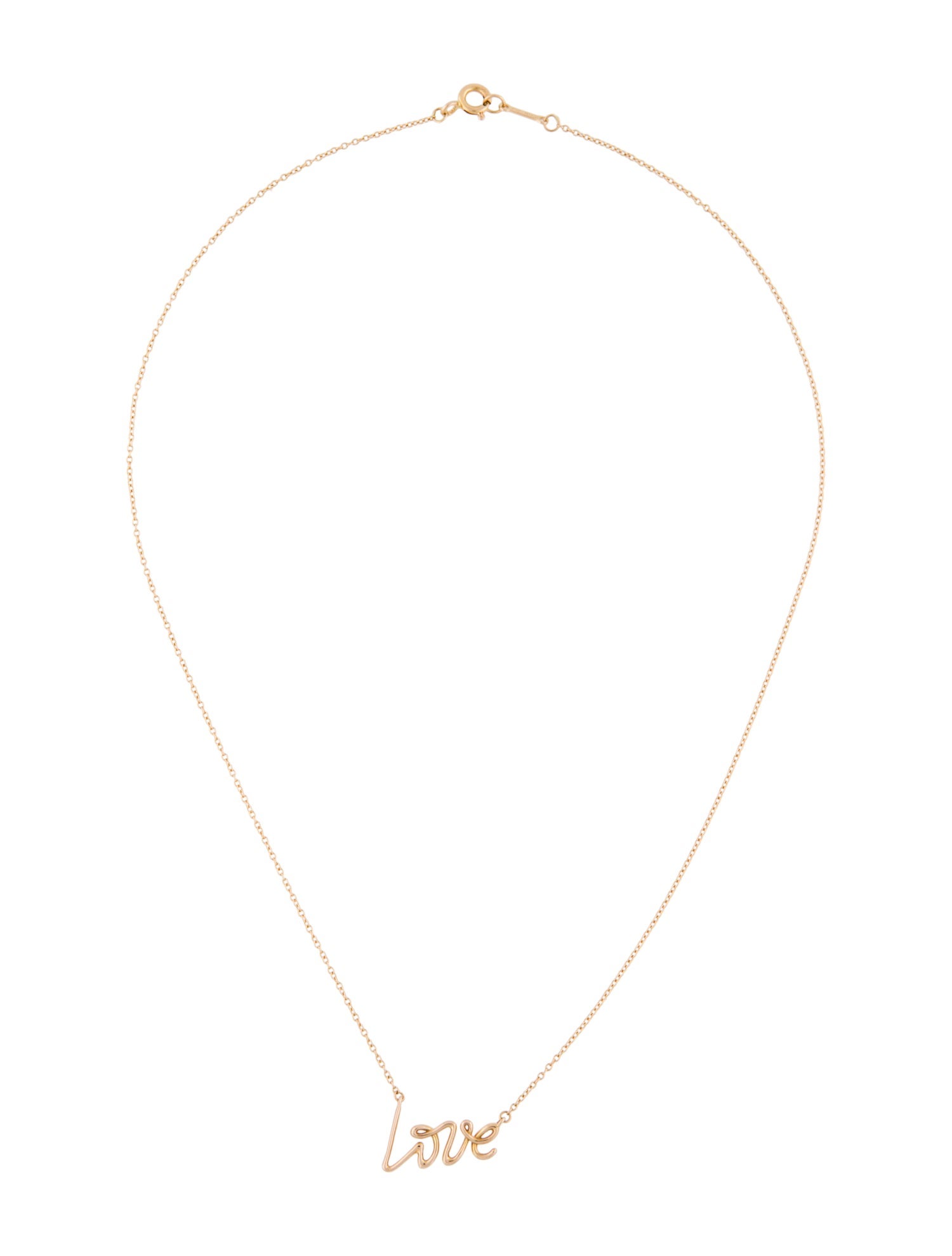 Tiffany & Co. 18K 'LOVE' Pendant Necklace