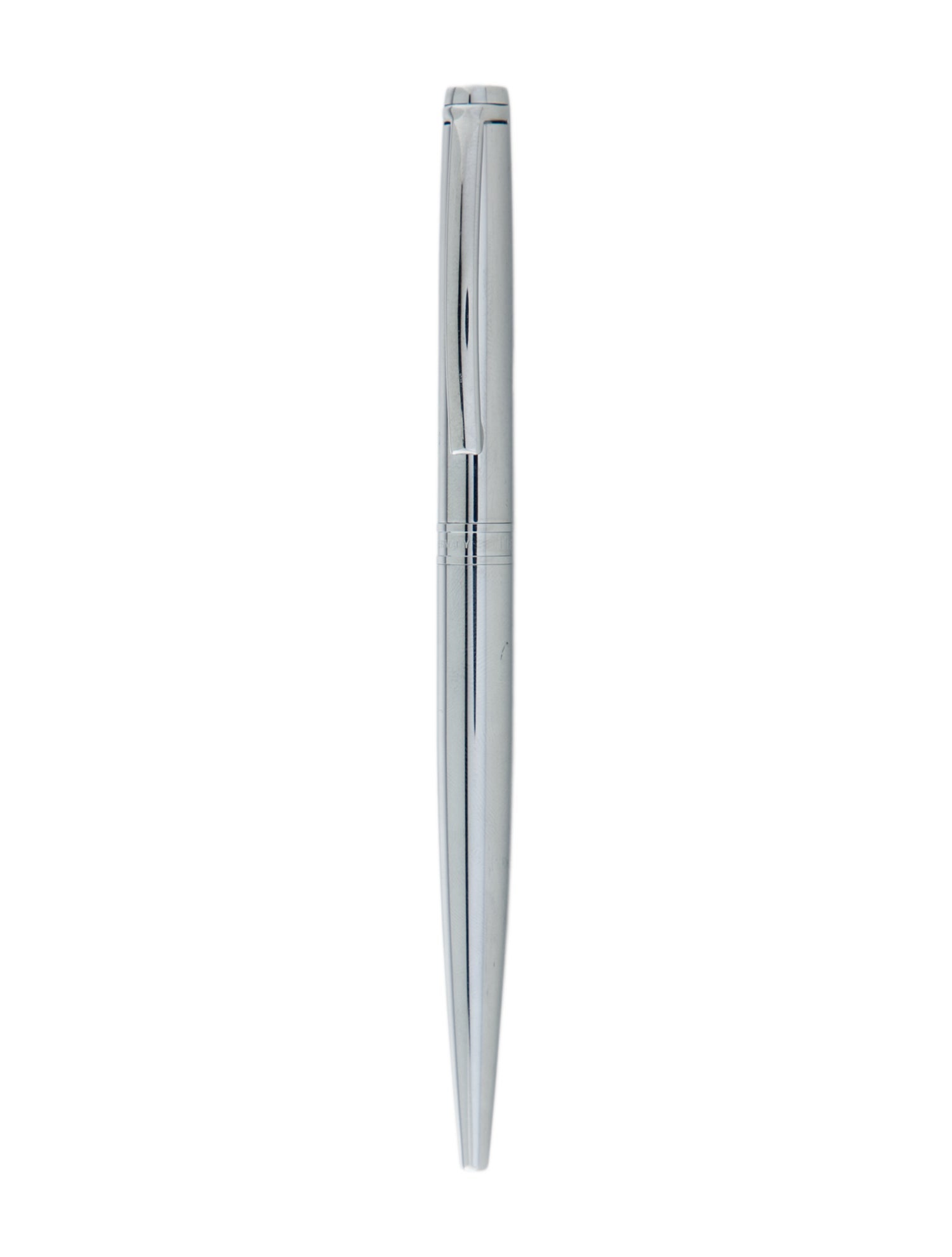 Tiffany & Co. Stainless Steel T-Clip Ballpoint Pen