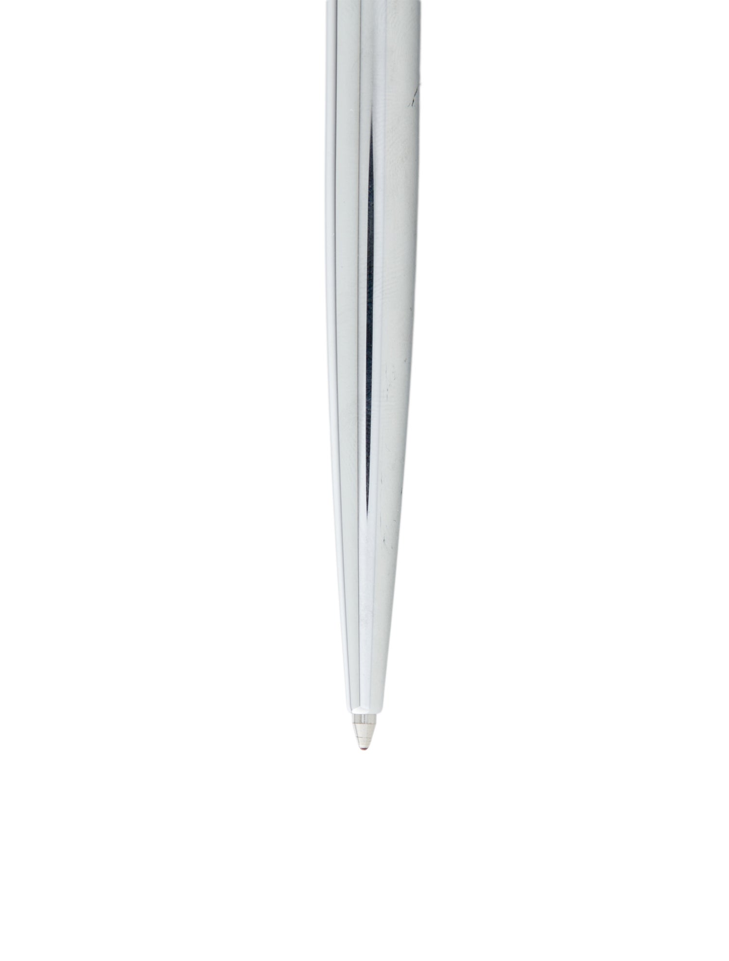 Tiffany & Co. Stainless Steel T-Clip Ballpoint Pen