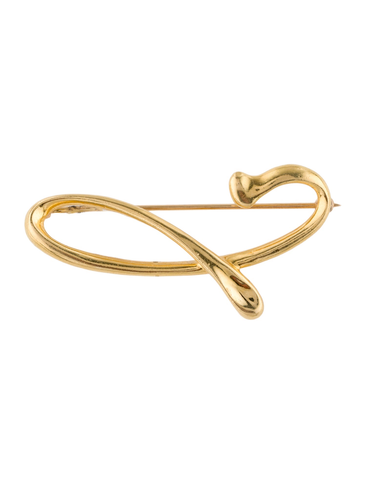 Tiffany & Co. Vintage 18K Initial 'B' Pin
