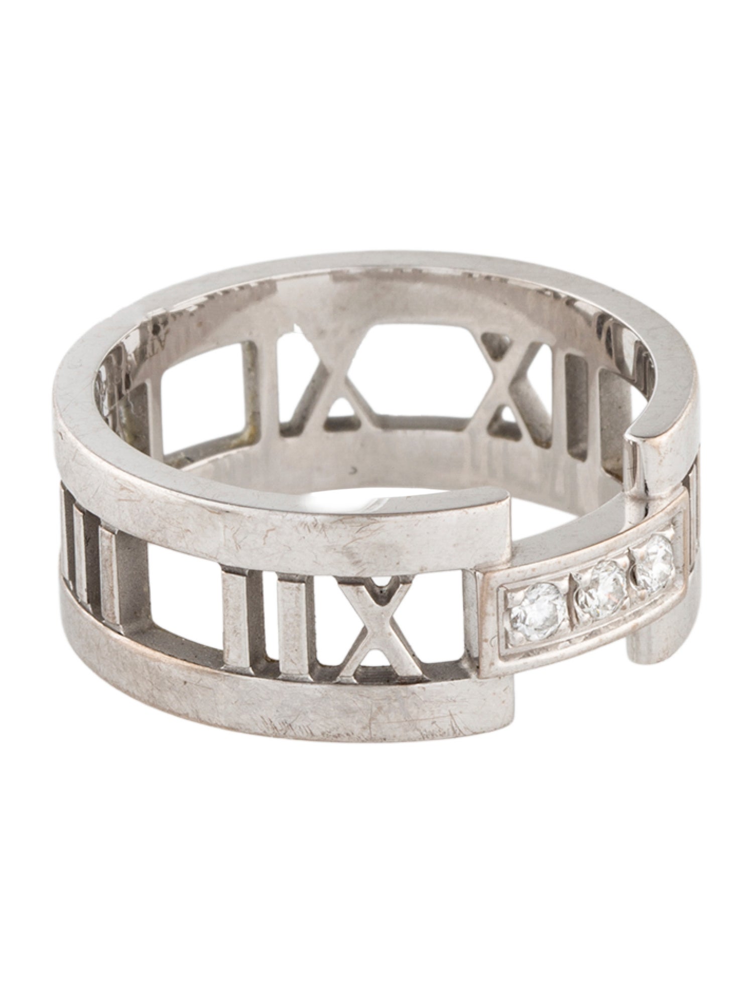 Tiffany & Co. 18K Diamond Atlas Band