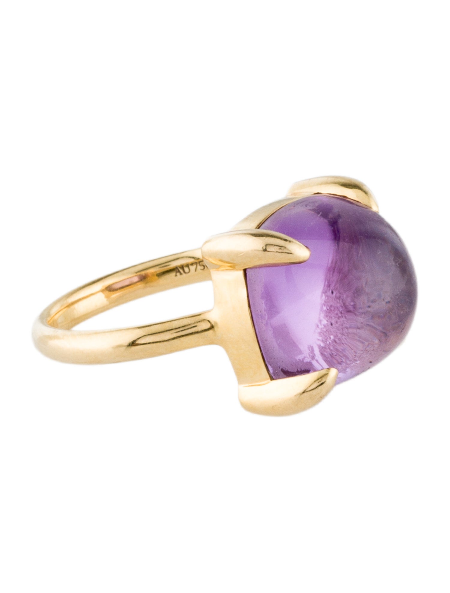 Tiffany & Co. 18K 9.38ctw Amethyst Sugar Loaf Cocktail Ring