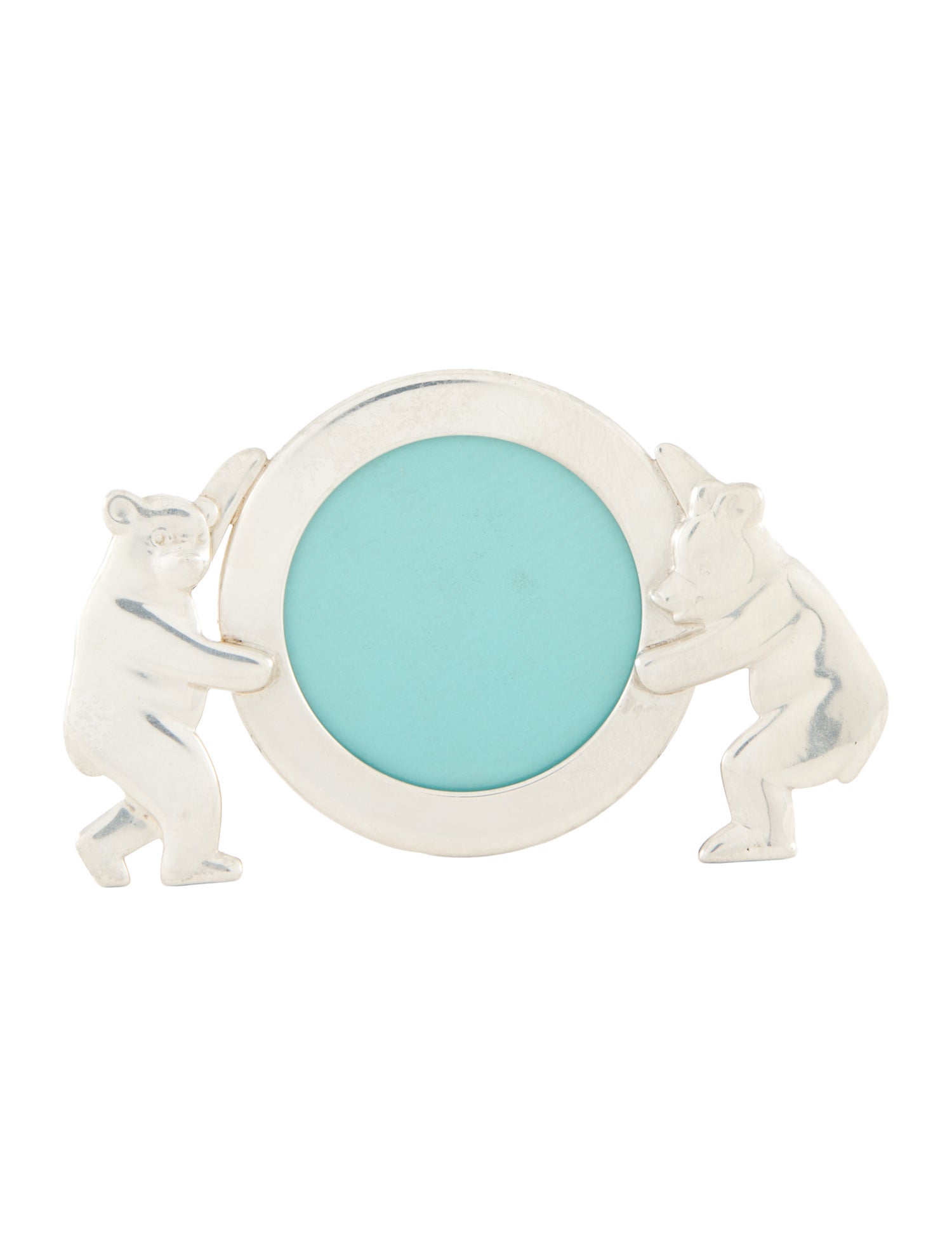 Tiffany & Co. Sterling Silver Bears Picture Frame
