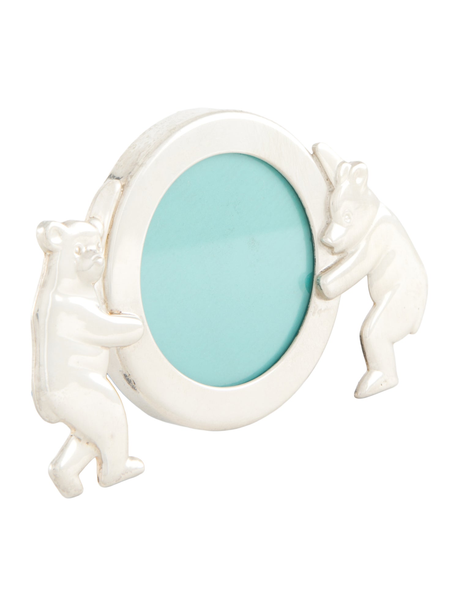Tiffany & Co. Sterling Silver Bears Picture Frame