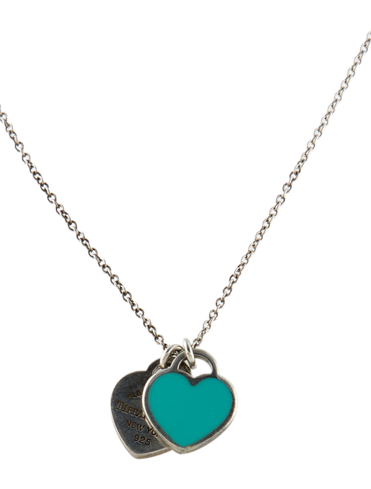 Tiffany & Co. Diamond Tiffany Blue® Heart Mini Pendant Necklace