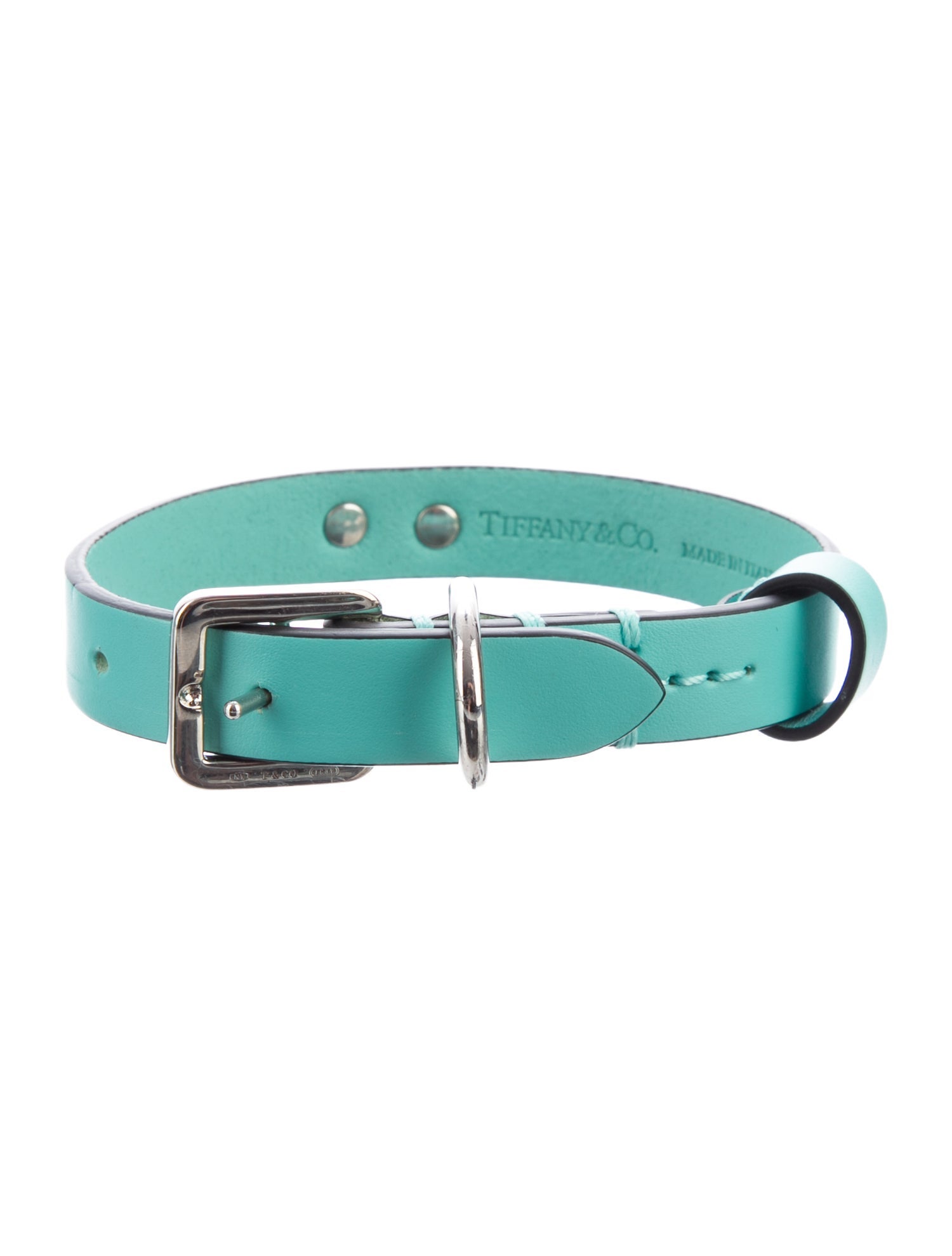 Tiffany & Co. Leather Dog Collar