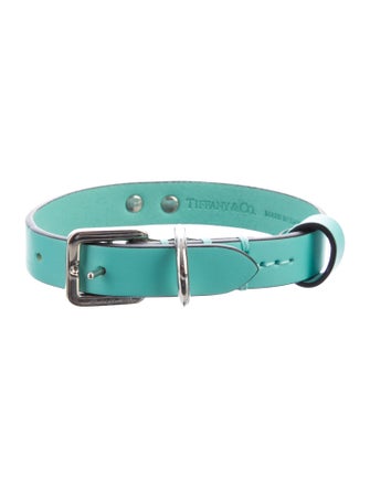 Tiffany & Co. Leather Dog Collar