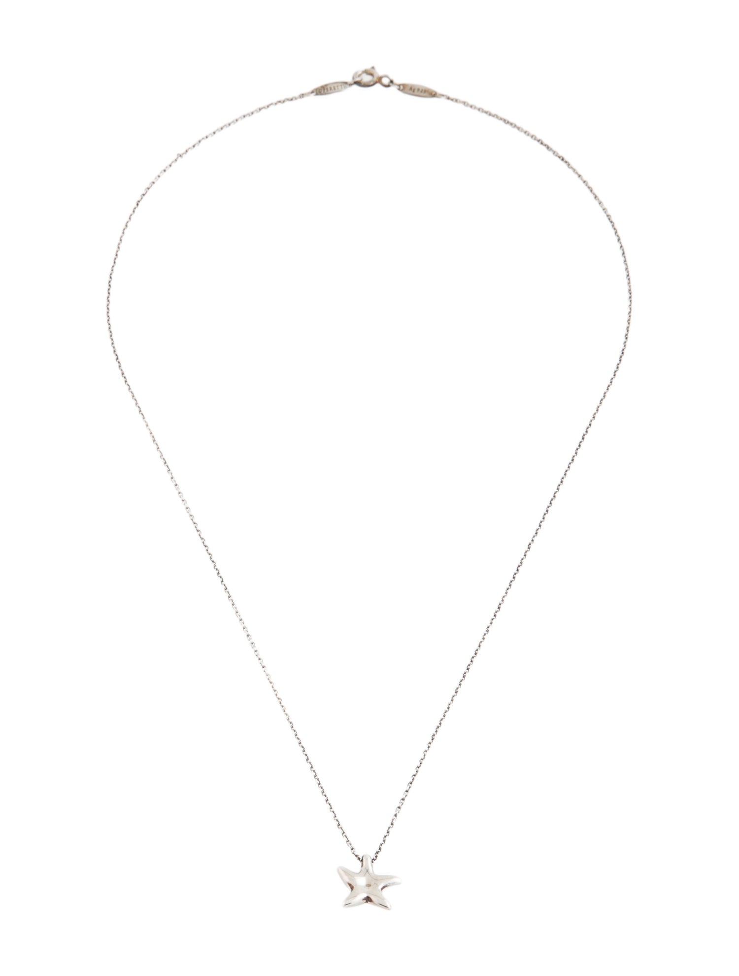 Tiffany & Co. Starfish Pendant Necklace