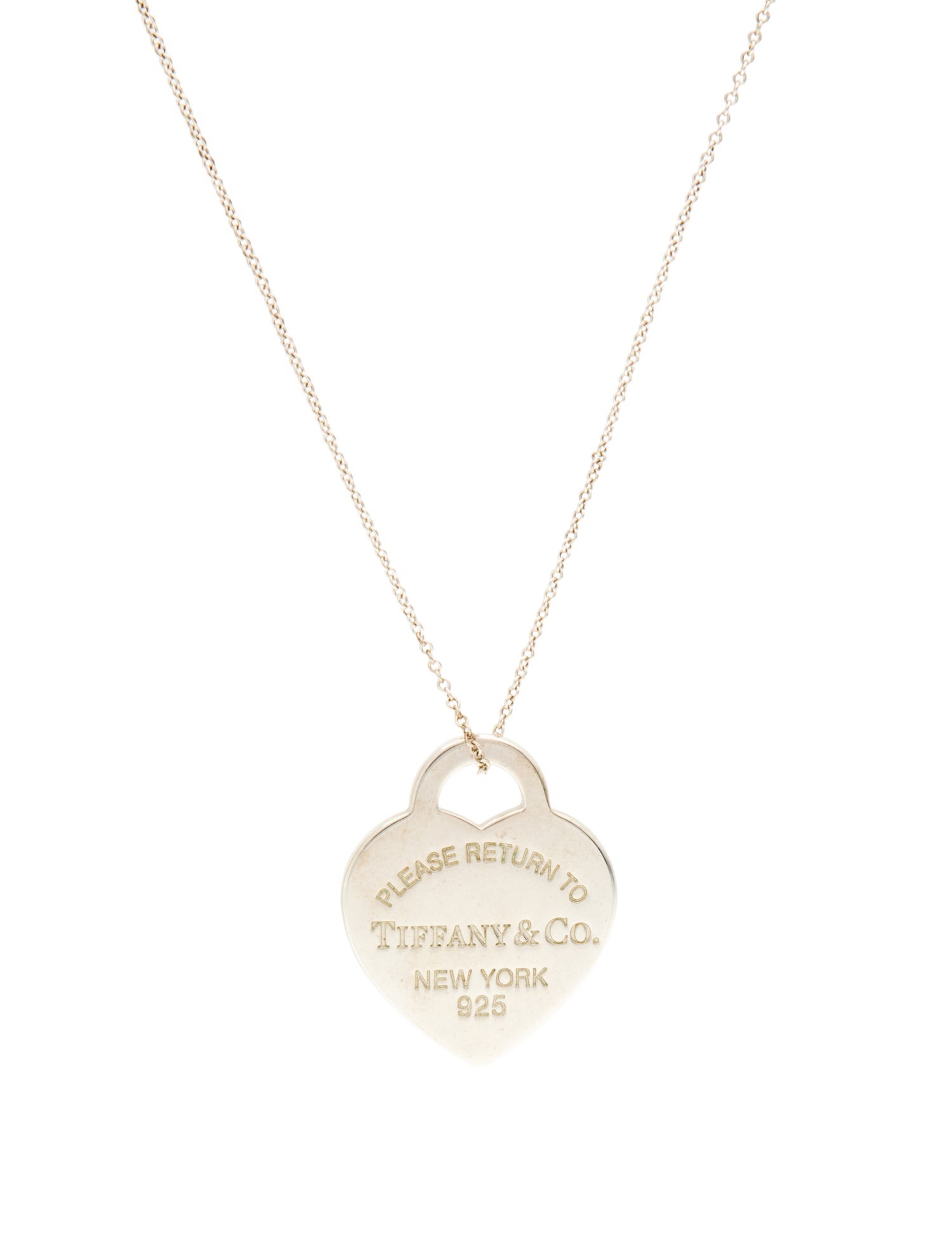 Tiffany & Co. Heart Tag Pendant Necklace