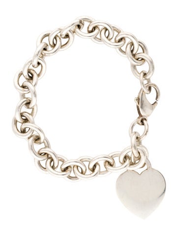 Tiffany & Co. Charm Heart Tag Bracelet