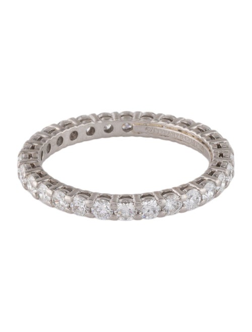 Tiffany & Co. Platinum Diamond Forever Eternity Band