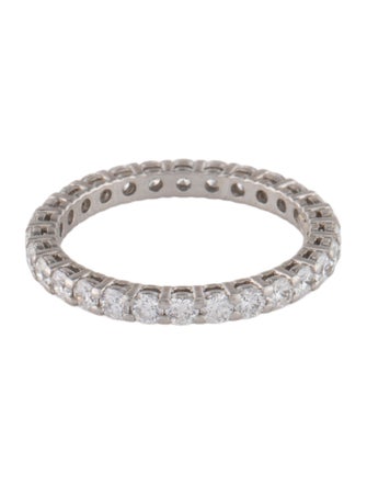 Tiffany & Co. Platinum Diamond Forever Eternity Band