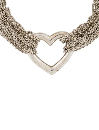 Tiffany & Co. Multistrand Heart Toggle Bracelet