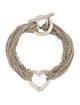 Tiffany & Co. Multistrand Heart Toggle Bracelet