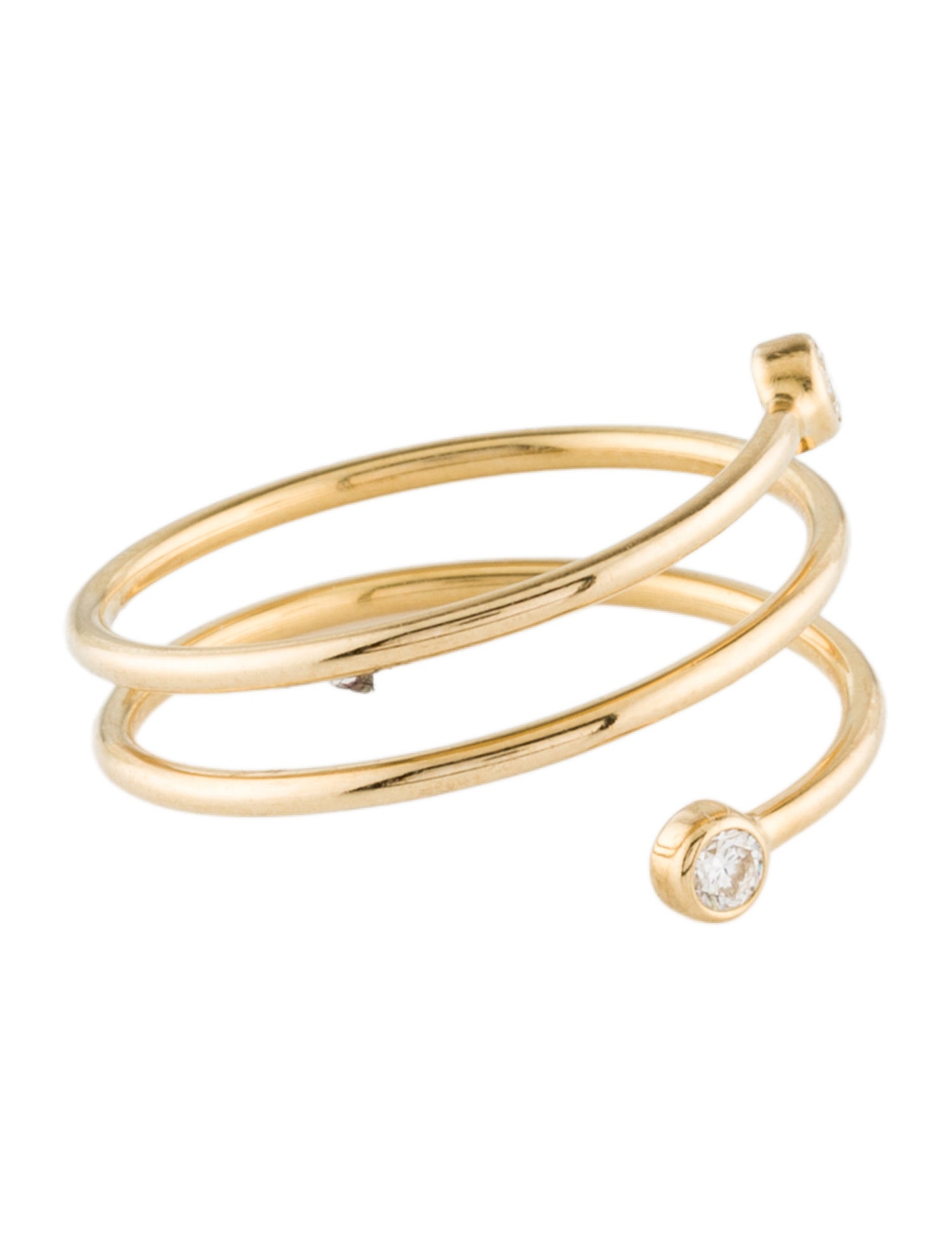 Tiffany & Co. 18K Diamond Hoop Ring