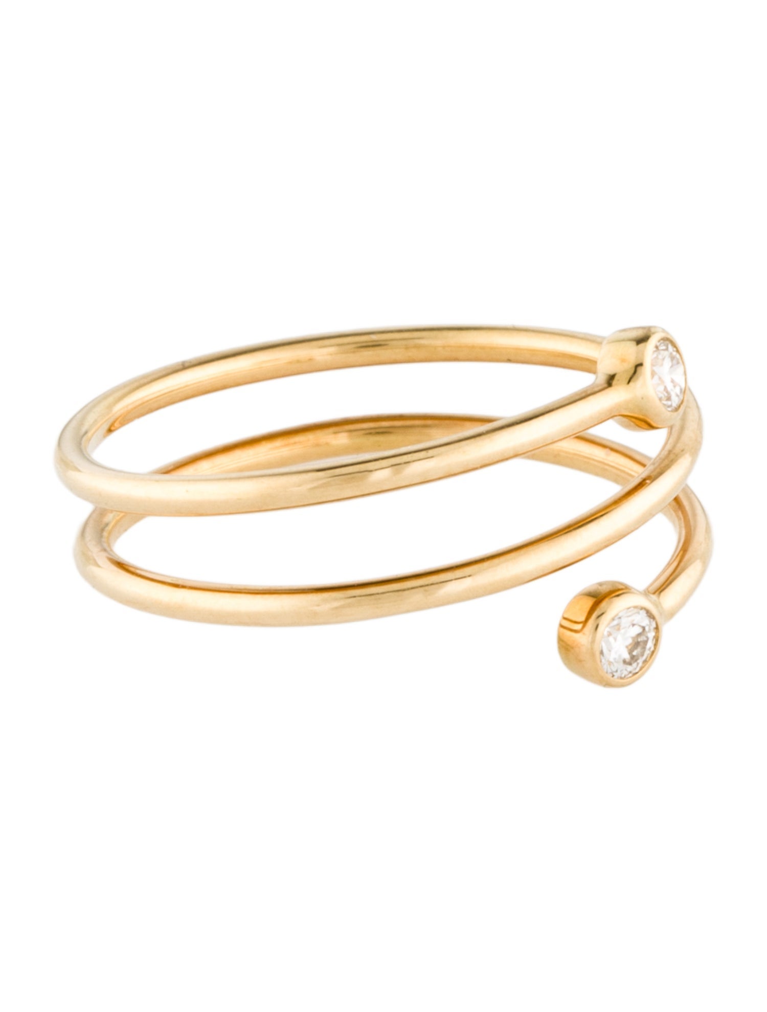 Tiffany & Co. 18K Diamond Hoop Ring